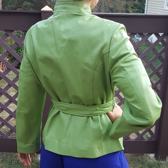 TERRY Lewis leather blaizer - Picture 2 of 8